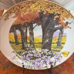 Wildflowers of the South Wild Honeysuckle #1 Collector Plates Windsor Ralph Mark